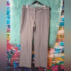 Liz Claiborne Gray Jackie Straight Leg Pants Size 8